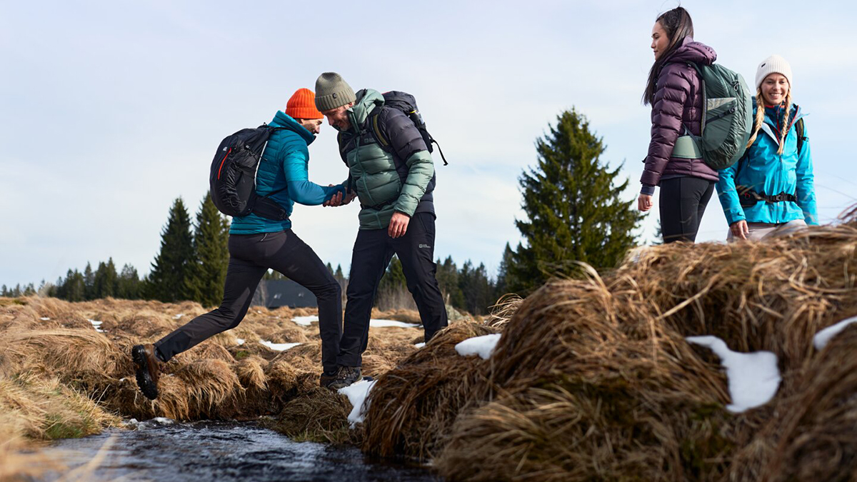 JACK WOLFSKIN Kolbenberg FZ Men - black - męska elastyczna kurtka polarowa